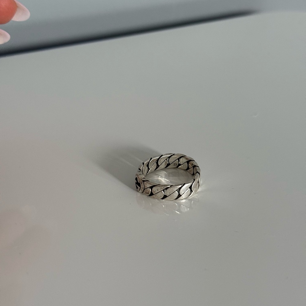 Gucci Silver Chain-Link Ring - Picture 2 of 4